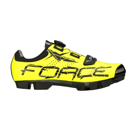 shoes FORCE MTB CRYSTAL, fluo