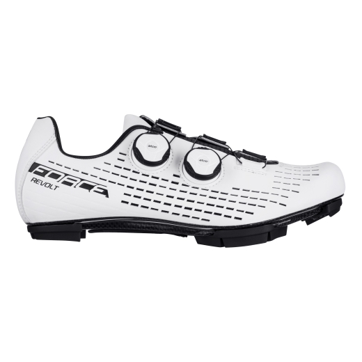 shoes FORCE MTB REVOLT CARBON, white