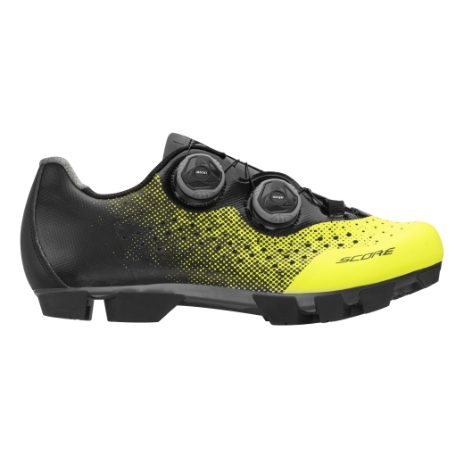 shoes FORCE MTB SCORE, fluo-black