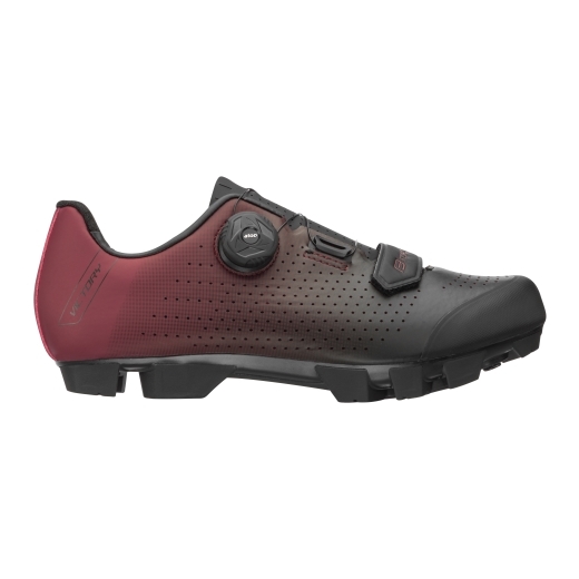 shoes FORCE MTB VICTORY, black-claret